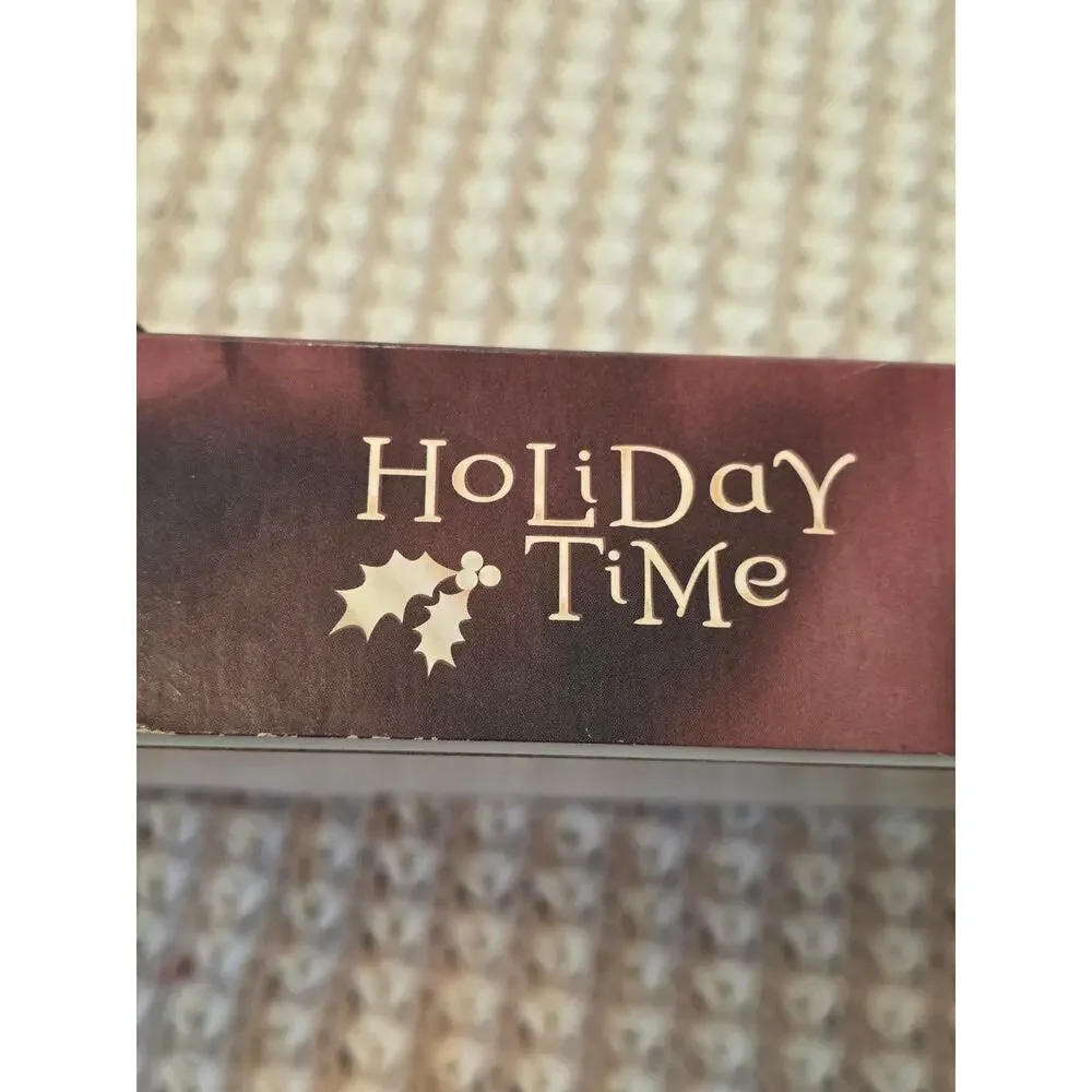 VTG Walmart Holiday Time Blue Ornaments Made in the USA Set of 18 Christmas 2